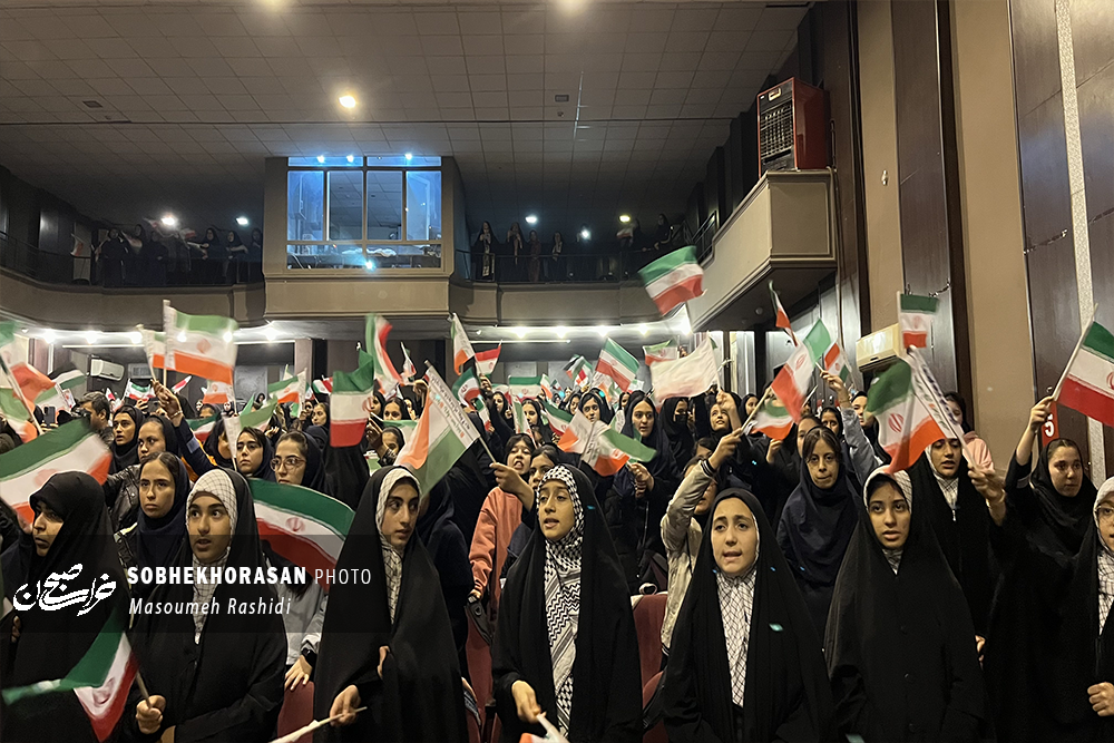 گزارش تصویری از همایش دختران حاج قاسم در بجنورد